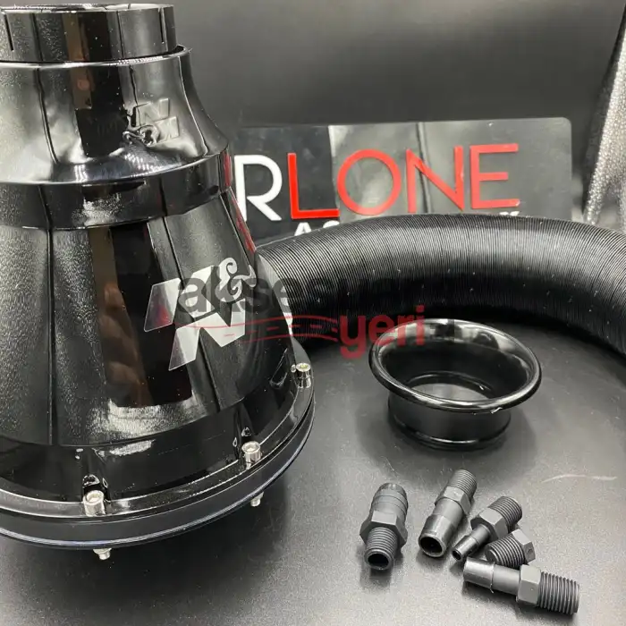 K&N Kn Performans Artırıcı Apollo Tip Açık Hava Filtresi 6.5cm Siyah Renk - Yüksek Performans