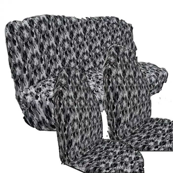 KAMUFLAJ SERVİS KILIFI 4 PARÇALI ÖN ARKA GERDİRME LASTİKLİ- (GR)