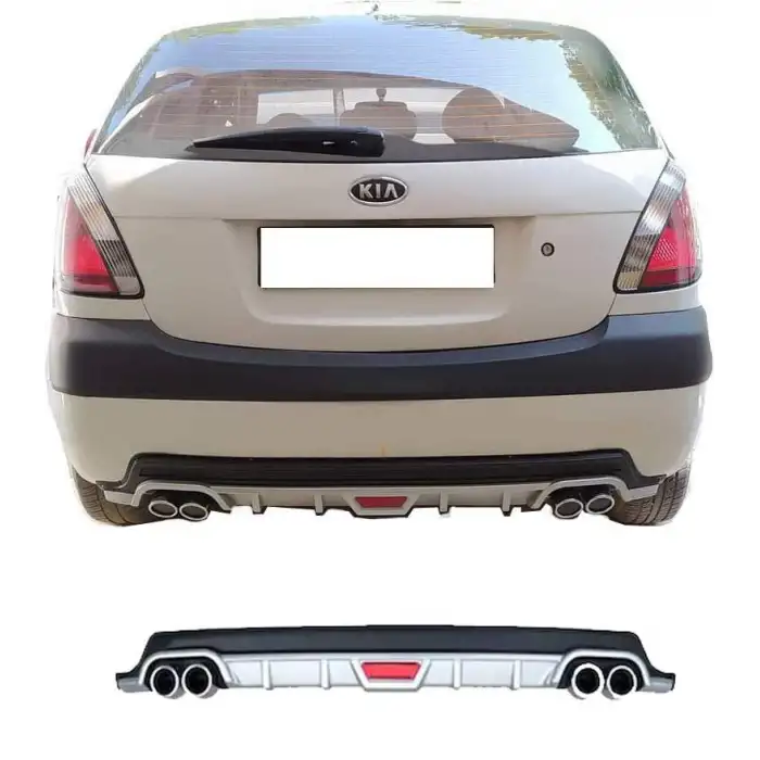 KİA RİO UYUMLU DİFÜZÖR ARKA TAMPON EKİ/CRL.MDL
