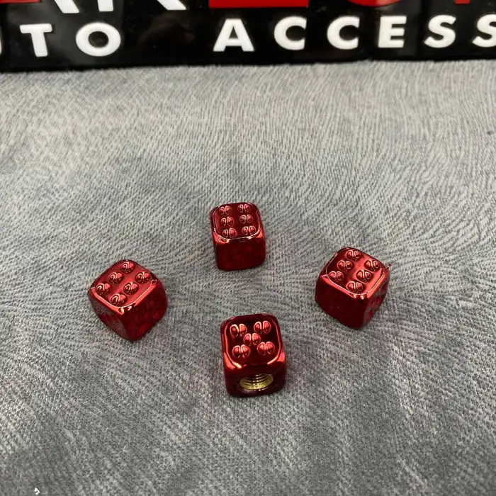 Kırmızı Renk Zar Sibop Kapakları Parlak Malzeme