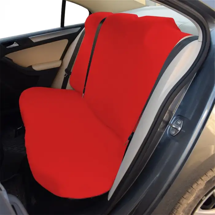 Kırmızı Servis Kılıfı Düz Renk Fit Kesim Likralı Ürün Terletmez Kumaş