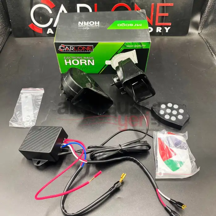 Korna Havalı Model 10 Modlu Elektrikli 12V - Yüksek Ses