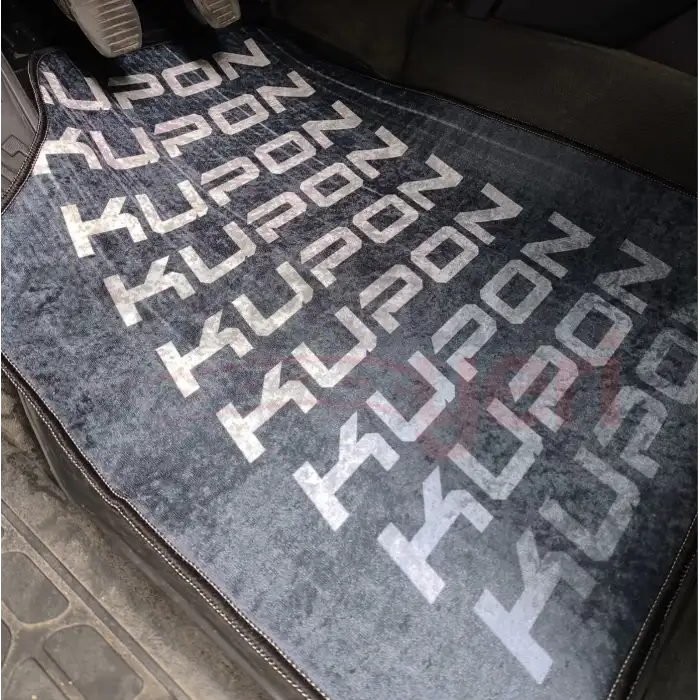 Kupon Desen Araç İçi Halı Paspas-Kaydırmaz Taban-Universal Her Araca Uyumlu-Yıkanabilir