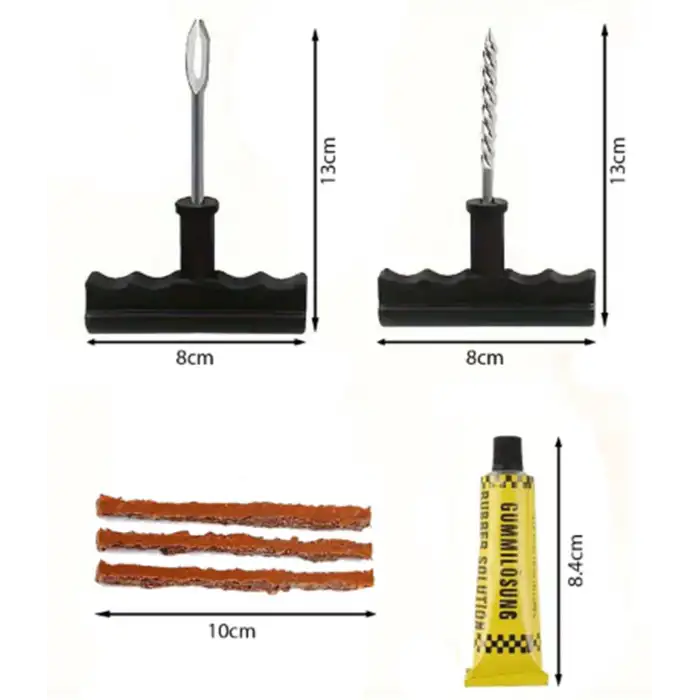 Lastik Tamir Fitili-Oto, SUV, Motor İçin Acil Patlak Onarımı-Pratik Çözüm