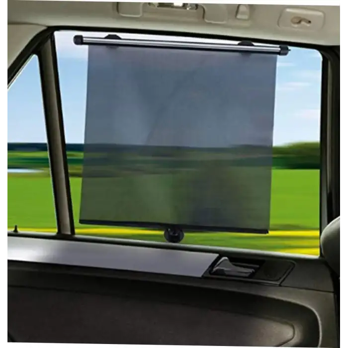 Makaralı Otomatik Yan Cam Perde 2Li 36x54cm Güneşlik- Araç Cam Güneşliği