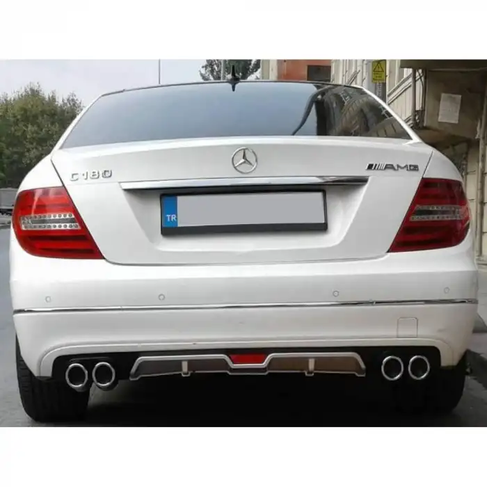 MERCEDES C 180 UYUMLU DİFÜZÖR ARKA TAMPON EKİ/UNIV.MDL