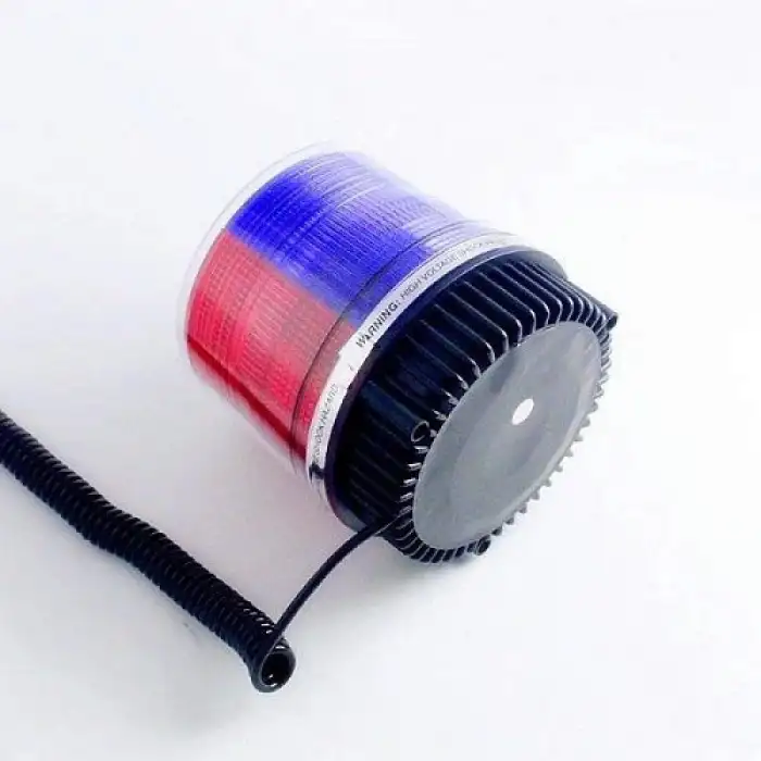 Mıknatıslı Çakar Tepe Lambası Kırmızı-Mavi Ultra Mıknatıs Çekim Gücü