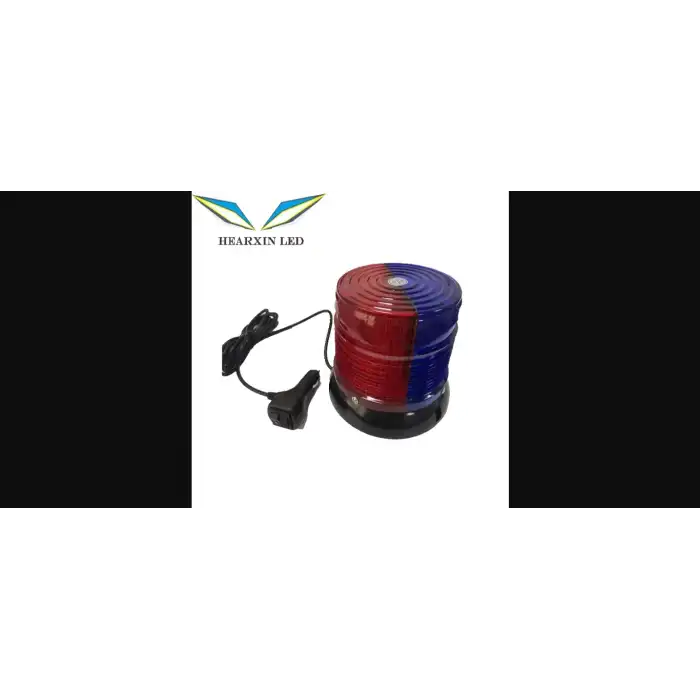 Mıknatıslı Çakar Tepe Lambası Kırmızı-Mavi Ultra Mıknatıs Çekim Gücü