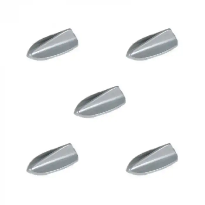 Mini Balık Sırtı Anten Gri Renk  Shark Süs Amaçlı 5 Adet Kutulu Yapışkanlı Ürün