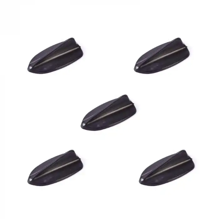 Mini Balık Sırtı Anten Siyah Renk  Shark Süs Amaçlı 5 Adet Kutulu Yapışkanlı Ürün