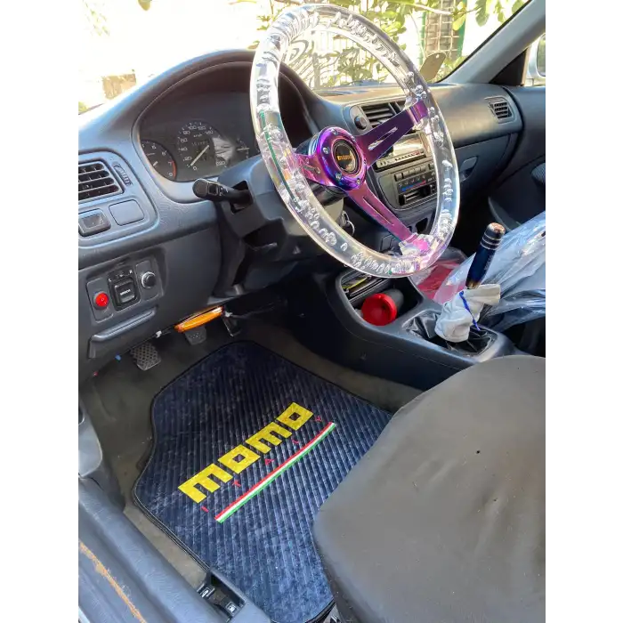 Momo Desen Araç İçi Halı Paspas-Kaydırmaz Taban-Universal Her Araca Uyumlu-Yıkanabilir