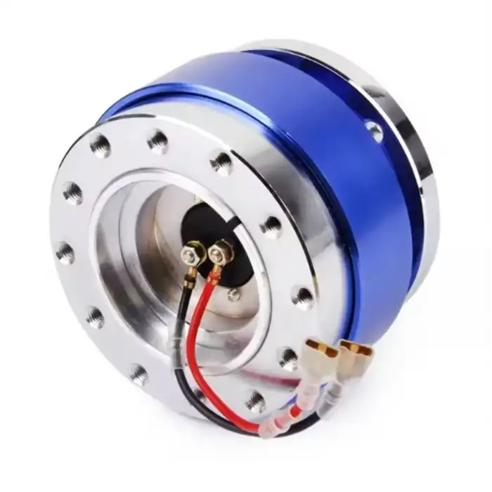 Momo Direksiyonlar İçin SökTak Göbek Aparatı-Mavi Renk