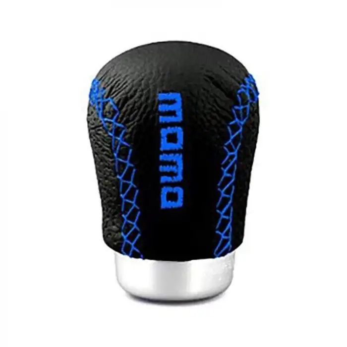 MOMO Italy Deri Vites Topuzu Mavi İşlemeli Profesyonel Orjinal İthal ürün A+ Malzeme