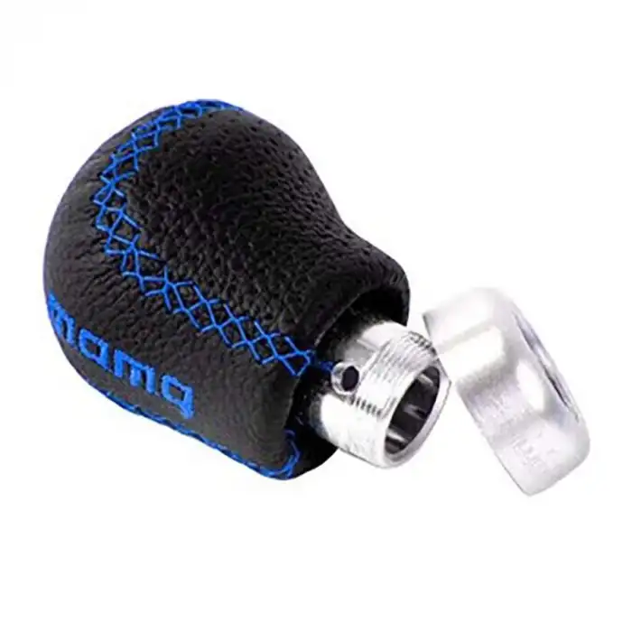 MOMO Italy Deri Vites Topuzu Mavi İşlemeli Profesyonel Orjinal İthal ürün A+ Malzeme