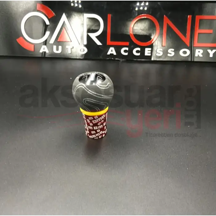 Momo Vites Topuzu Kırmızı Renk Süet Nubuk Alcantra Premium Lüx Vites Topuzu