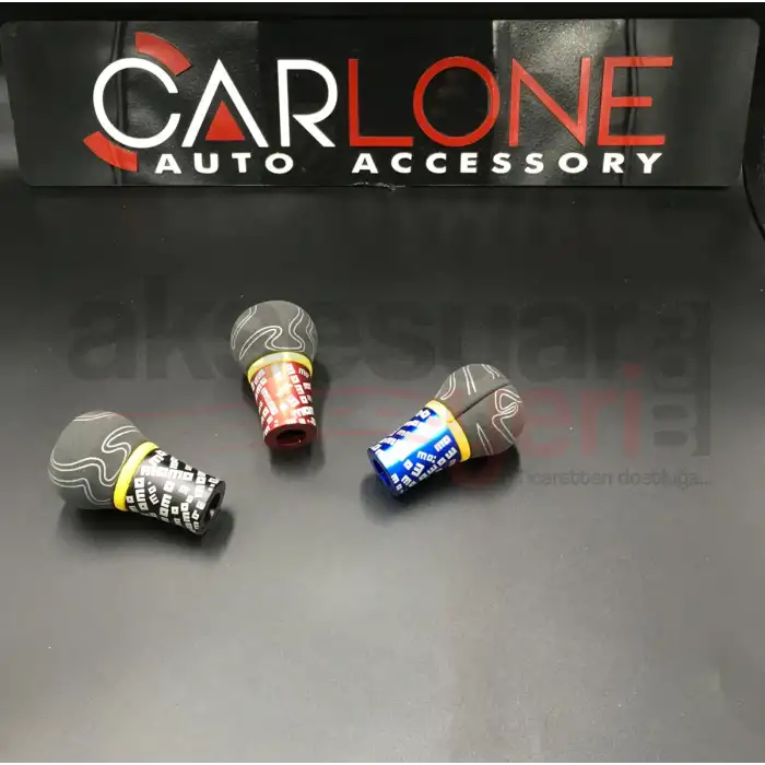 Momo Vites Topuzu Kırmızı Renk Süet Nubuk Alcantra Premium Lüx Vites Topuzu