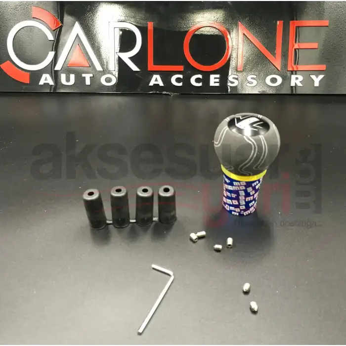 Momo Vites Topuzu Mavi Renk Süet Nubuk Alcantra Premium Lüx Vites Topuzu