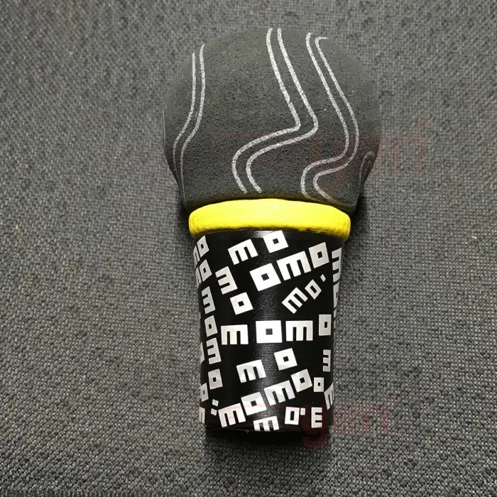 Momo Vites Topuzu Siyah Renk Süet Nubuk Alcantra Premium Lüx Vites Topuzu