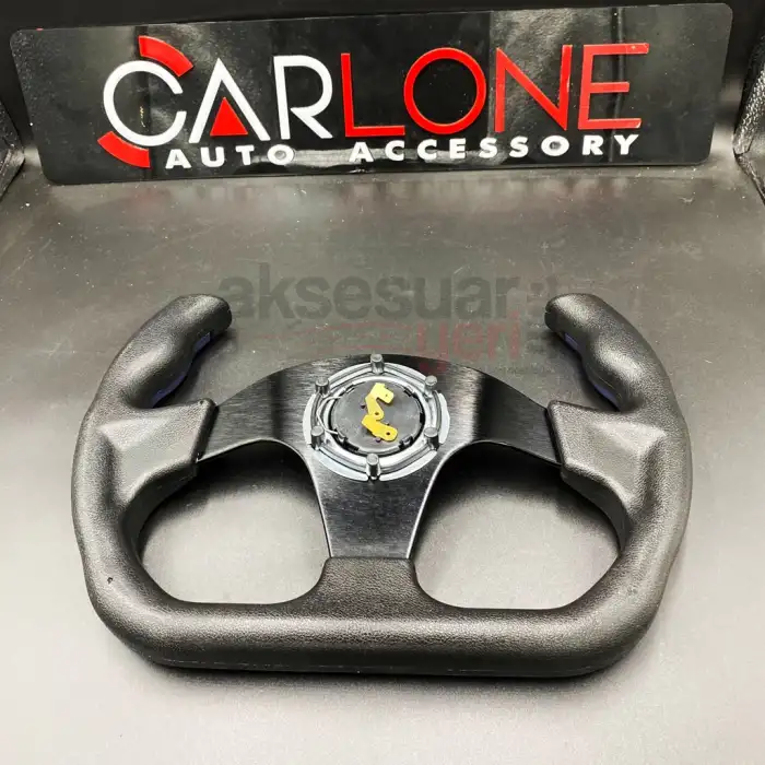 Momo Spor Direksiyon F1 Tesla Model Mavi Renk Momo Tip - Yarış Spor Direksiyonu