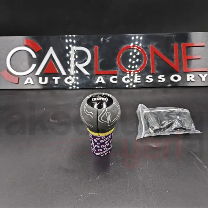 Momo Vites Topuzu Mor Renk Süet Nubuk Alcantra Premium Lüx Vites Topuzu