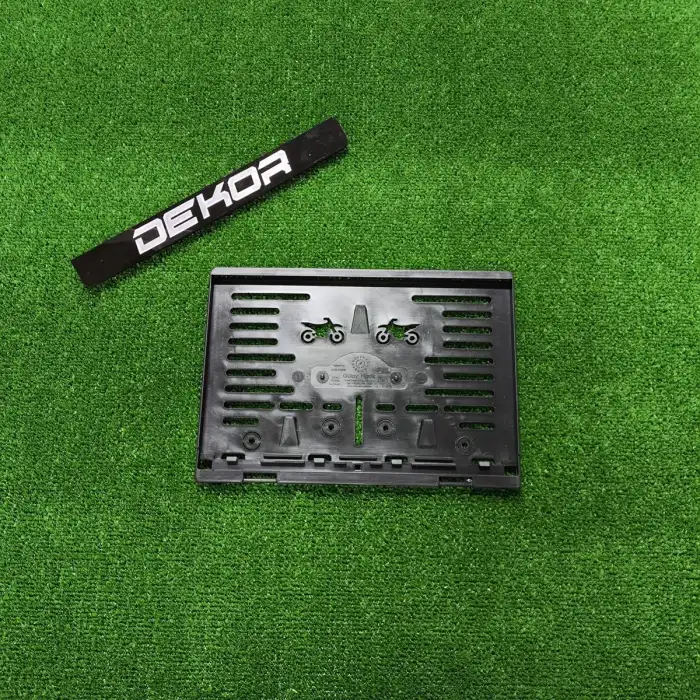 Motorsiklet Plakalık Dekor Lazer Kesim 3D Kabartmalı Model Motor Plakalığı