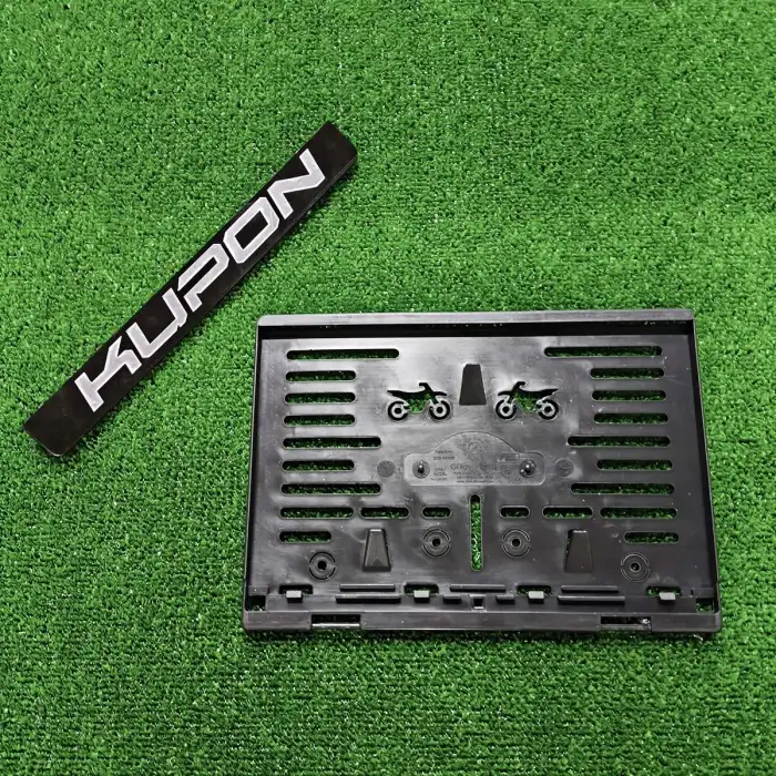 Motorsiklet Plakalık Kupon Lazer Kesim 3D Kabartmalı Model Motor Plakalığı