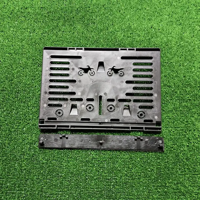 Motorsiklet Plakalık Kupon Lazer Kesim 3D Kabartmalı Model Motor Plakalığı