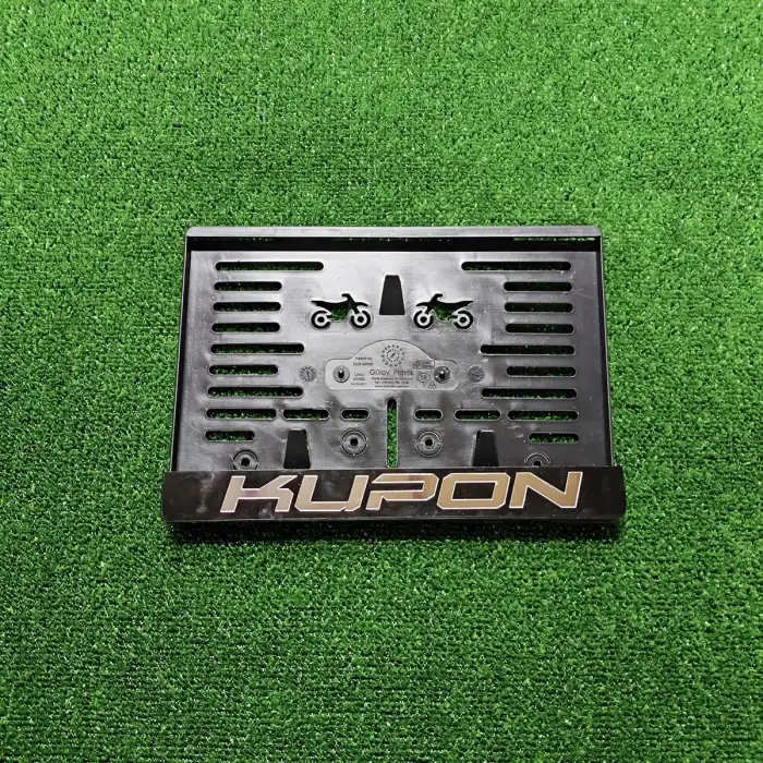 Motorsiklet Plakalık Kupon Lazer Kesim 3D Kabartmalı Model Motor Plakalığı