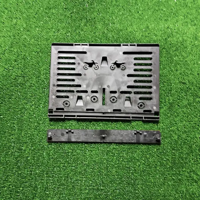 Motorsiklet Plakalık Motul Lazer Kesim 3D Kabartmalı Model Motor Plakalığı