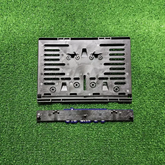 Motorsiklet Plakalık Sparco Lazer Kesim 3D Kabartmalı Model Motor Plakalığı