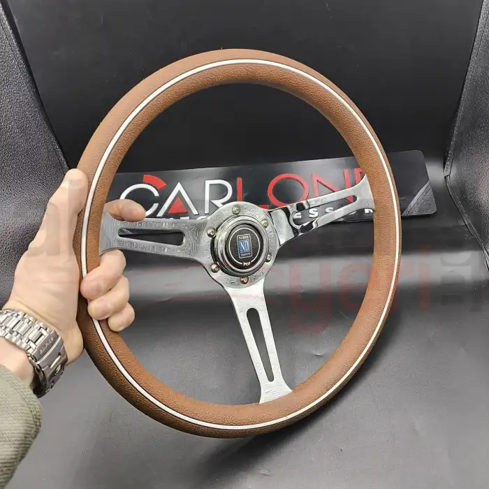 Nardi Poliüretan Direksiyon 35cm-Çelik Gövde-Ojinal 1. Sınıf Premium Direksiyon