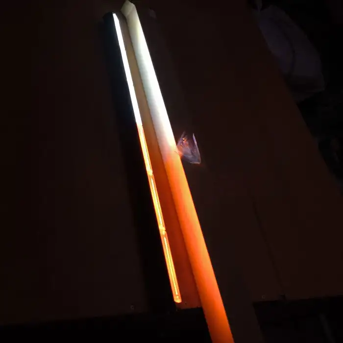 Off Road/İş Makinası/Çekici/Traktör 6p Cob Bar Led Turuncu-Beyaz-Cakkar Modlu-88cm-Videolu Anlatım