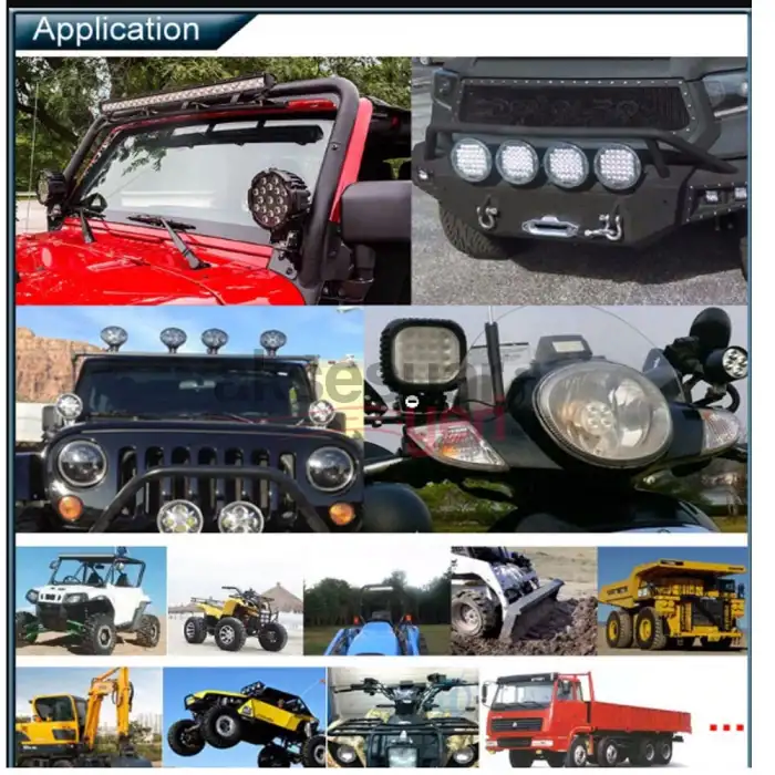 Offroad Sis Çalışma Lambası 2 ADET Turuncu Beyaz Cakar Modlu 12 Led 36W A+ İthal Ürün