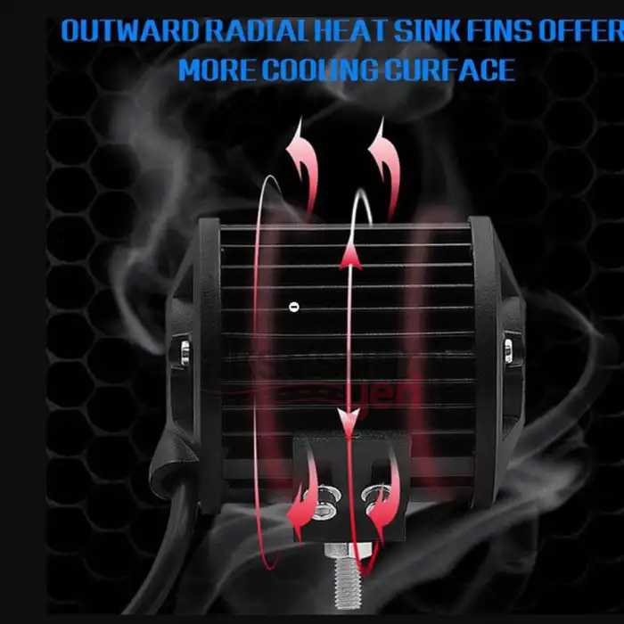 Offroad Sis Çalışma Lambası Beyaz Renk 24 Led 72W A+ İthal Ürün