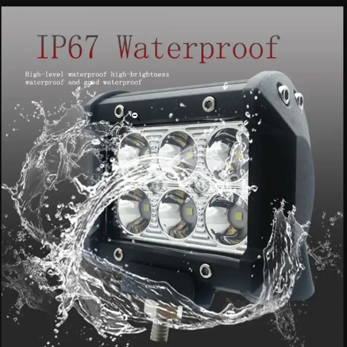 Offroad Sis Çalışma Lambası Turuncu Beyaz Cakar Modlu 12 Led 18W  A+ İthal Ürün