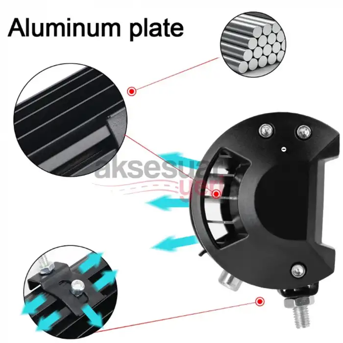 Offroad Sis Çalışma Lambası Turuncu Beyaz Cakar Modlu 24 Led 72W A+ İthal Ürün