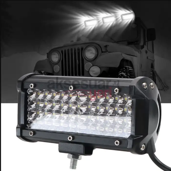 Offroad Sis Çalışma Lambası Turuncu Beyaz Cakar Modlu 24 Led 72W A+ İthal Ürün