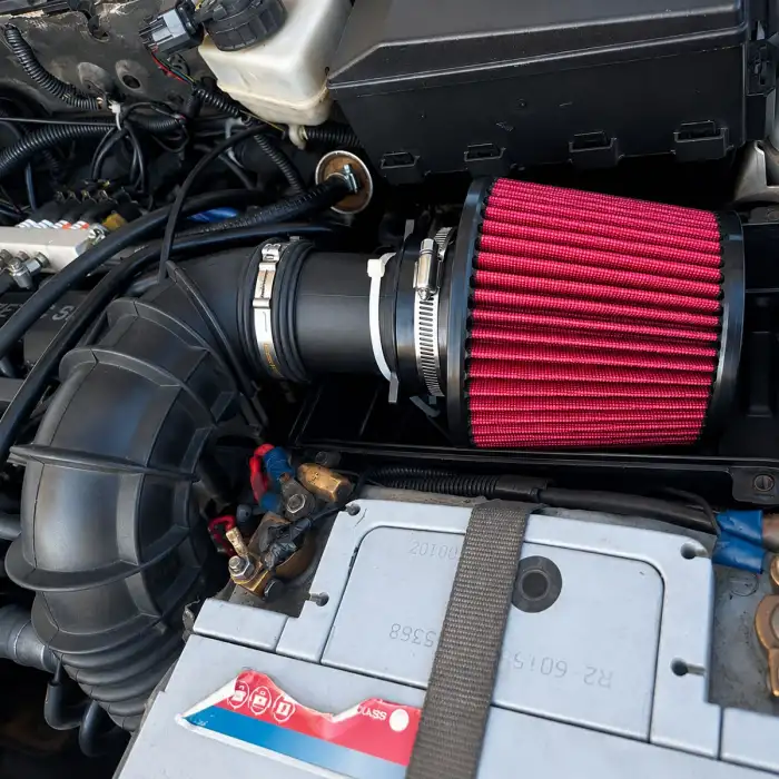 Focus 1 Benzinli Motor-7.6cm Kırmızı Yüksek Performans Açık Hava Filtresi