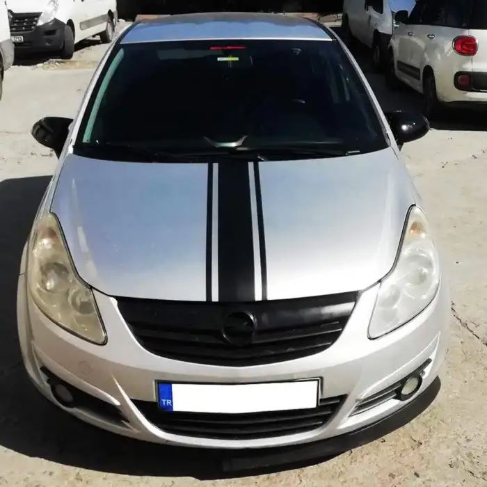 Opel Corsa D 2006-2014 arası Yarasa Batman Ayna Kapağı Piano Black