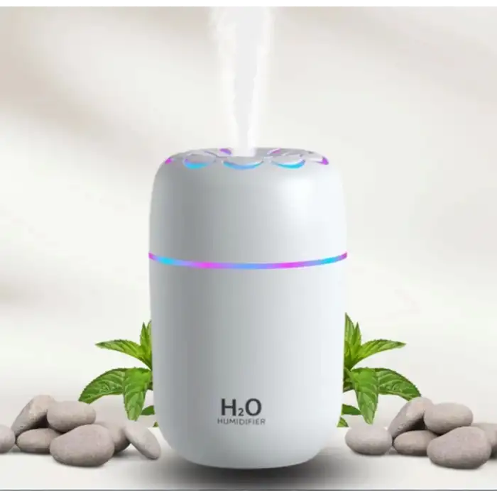 Ortam Nemlendirici Araç İçi Ev Ofis Rgb Renkli Işıklı Buhar makinası