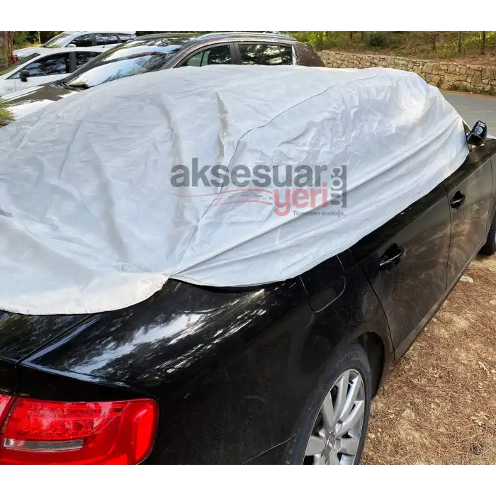 Oto Araç Brandası Yarım Model Süper Koruma Dayanıklı Ürün Miflonlu