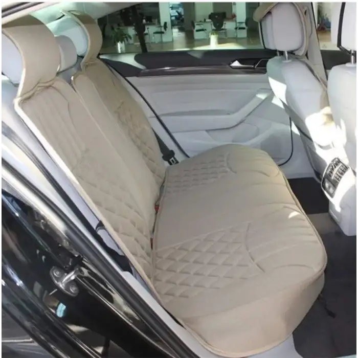 Oto Koltuk Minderi Full Set Takım-Bej Renk Takmatik Pratik