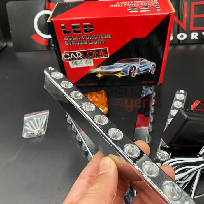 Panjur İçi Çakar 4x9 Ledli Kaliteli Ürün Uzaktan Kumandalı Polis Çakarı Makam Çakarı