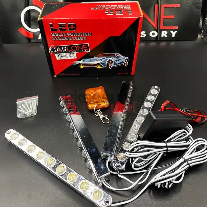 Panjur İçi Çakar 4x9 Ledli Kaliteli Ürün Uzaktan Kumandalı Polis Çakarı Makam Çakarı