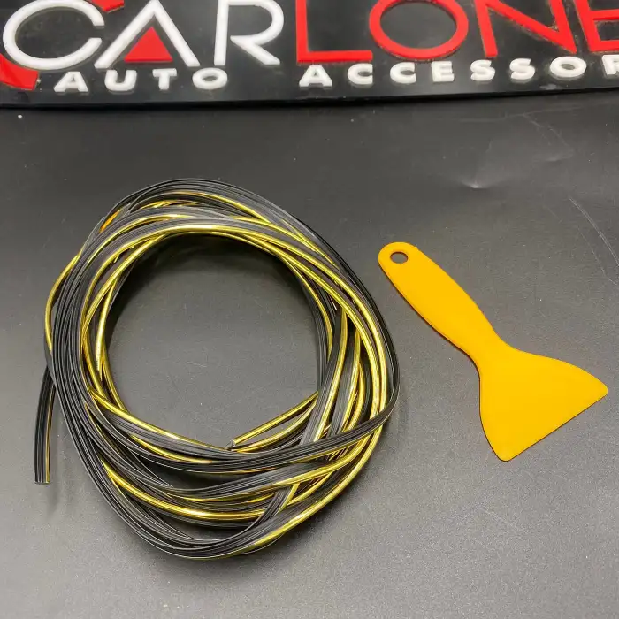 PARLAK GOLD TORPİDO-KAPI-GÖĞÜS-VİTES ÇEVRESİNE FİTİL 5 MT