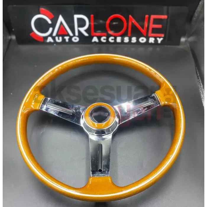 Personel Ahşap Vintage Retro 38cm Direksiyon- Etiketçilere Özel Şık Ahşap Direksiyon