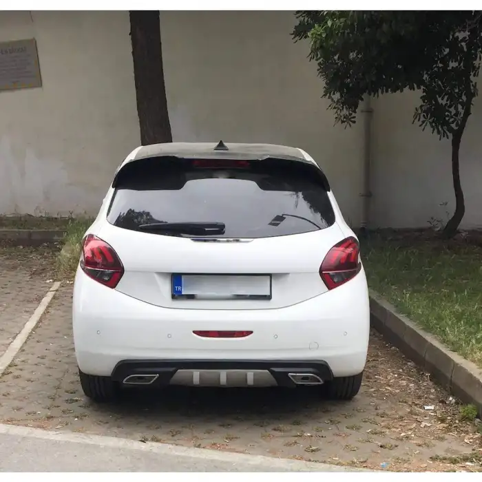 PEUGEOT 208 UYUMLU DİFÜZÖR ARKA TAMPON EKİ/CRUİSE MDL