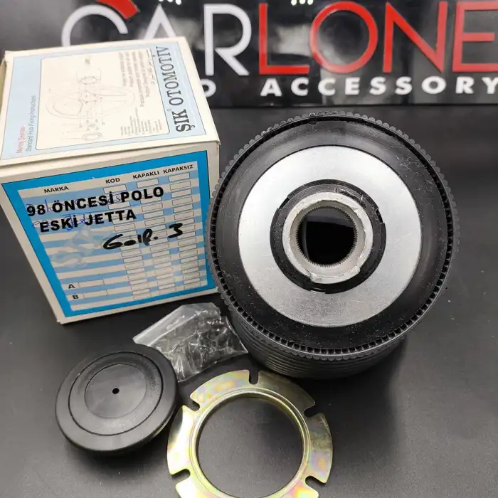 Polo 98 Öncesi-Eski Jetta-Golf3 İle Uyumlu Sabit Spor Direksiyon Göbeği Momo Tip