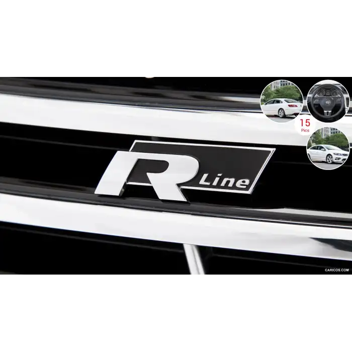 R Line Panjur Logosu Siyah - Panjur Arması - Orjinal Metal Ürün