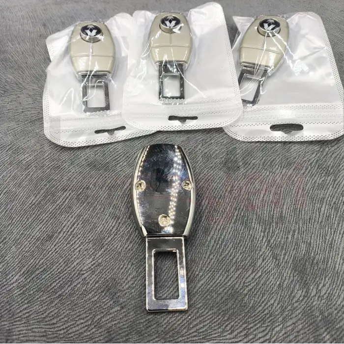 Renault Amblemli Bej Renk Metal Emniyet Kemer Yükseltici Rahatlatıcı Toka 2 Adet